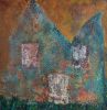 Study for Grace's House | Oil And Acrylic Painting in Paintings by Barry Namm Art. Item composed of wood & synthetic