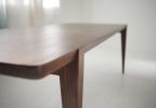 96" Oslo Dining Table in Oregon Walnut | Tables by Studio Moe. Item composed of walnut