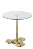 Ginkgo biloba 01 | Side Table in Tables by Bronzetto. Item composed of brass & glass