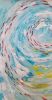 Life is a spiral (2025) | Oil And Acrylic Painting in Paintings by Elena Parau. Item composed of wood and paper in contemporary or country & farmhouse style