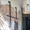 Wall Coat rack by the meter black | Hook in Hardware by Maarten Baptist. Item made of metal
