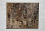 our inner universe ✦ SOLD | Mixed Media in Paintings by VISCERAL HOME STUDIO. Item composed of wood & canvas compatible with boho and contemporary style