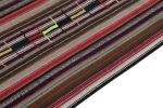 1950s Vintage chaput Kilim rug in Red and Brown, Multicolor | Area Rug in Rugs by Rug and Kilim
