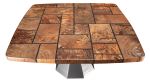 Labyrinth | Coffee Table in Tables by Cline Originals. Item composed of walnut and steel in mid century modern or contemporary style
