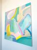 Desert 1984 | Oil And Acrylic Painting in Paintings by Caroline Geys. Item composed of canvas