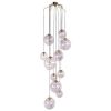 JT109 Celestial Chandelier | Chandeliers by alanmizrahilighting | New York in New York. Item composed of metal and glass