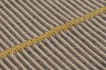 Rug & Kilim's Accent Kilim, Beige-Gray Textural Stripes | Area Rug in Rugs by Rug and Kilim