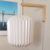 Wall sconce +Lantern | Sconces by Studio Pleat. Item made of wood with paper works with minimalism & contemporary style