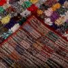 Vintage Moroccan Berber Geometric Multicolor Fabric Rug | Area Rug in Rugs by Rug and Kilim