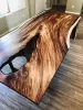 Live Edge Waterfall Edge Dining Table | Tables by Live Edge Lust. Item composed of wood