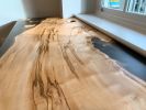 Glacier Desk | Tables by Fine Line Woodworks. Item composed of wood and synthetic