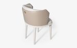 Fold Upholstered Dining Chair | Chairs by LAGU. Item made of fabric compatible with modern style