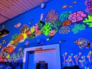 Underwater Sea Mural | Murals by Christine Crawford | Christine Creates | Palmetto Reef in West Columbia. Item composed of synthetic