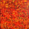 Ups and Downs in a Bipolar World | Oil And Acrylic Painting in Paintings by Reade C Gloeckner Fine Art. Item composed of synthetic