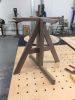 Artistic Cocktail/Small Dining Table | Cocktail Table in Tables by Wooden Imagination. Item made of walnut works with contemporary & coastal style