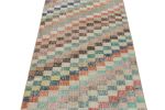 Vintage Zeki Müren Rug with Polychromatic Geometric Pattern | Area Rug in Rugs by Rug and Kilim