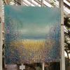 Floral landscape painting | Oil And Acrylic Painting in Paintings by Sandy Dooley. Item made of canvas