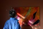 Segment of a journey | Paintings by Kimbal Quist Bumstead. Item made of wood with synthetic