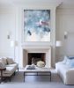 Blue Edge | Oil And Acrylic Painting in Paintings by Nicholas Kriefall. Item made of canvas compatible with contemporary and modern style
