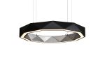 Sun Chandelier RING LED light 80 Silver Black | Chandeliers by ADAMLAMP. Item composed of steel compatible with minimalism and contemporary style