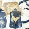 A Moment | Collage in Paintings by Adam Collier Noel. Item composed of canvas and paper in contemporary or rustic style