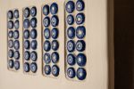 Abacus Ceramic and Mosaic Wall Art | Art & Wall Decor by Clare and Romy Studio. Item made of ceramic with glass works with boho & minimalism style