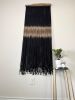FORAGE - Large Fiber Art | Neutral/Natural Black Decor | | Macrame Wall Hanging in Wall Hangings by Jay Durán @ J. Durán Art + Home. Item composed of wood in mid century modern or contemporary style