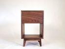 Classic Wood | Nightstand in Storage by Curly Woods. Item composed of oak wood in mid century modern or modern style