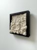 Woven wall art frame (Foam 006) | Tapestry in Wall Hangings by Elle Collins. Item made of oak wood & cotton compatible with minimalism and mid century modern style