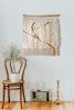 Wall Tapestry 'Kintsugi' | Wall Hangings by Tissage Sauvage. Item made of wood & cotton compatible with boho and minimalism style