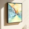 Palm Springs Desert Waterfall | Mixed Media in Paintings by Catherine Twomey | Woolworth Walk in Asheville