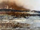 Winter's Pond | Oil And Acrylic Painting in Paintings by Filomena Booth Fine Art. Item made of canvas compatible with country & farmhouse and coastal style