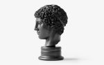 Hermes Bust in Black (Medium) | Sculptures by LAGU